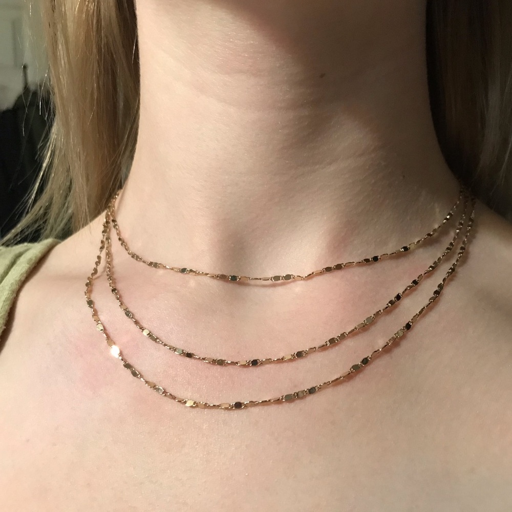 Gold necklace